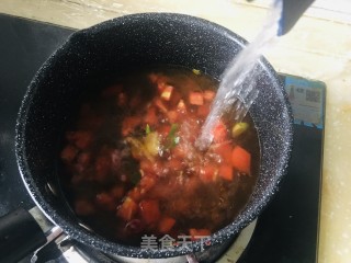 西红柿青菜鸡汁面的做法步骤：6