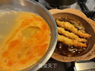 滑蛋炸虾饭 Ebi Katsu Don的做法步骤：11