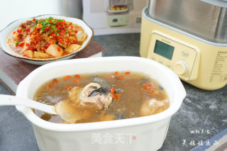 剁椒蒸芋头排骨之石斛玉竹筒骨滋阴润燥汤的做法步骤：16