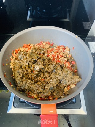 辣椒肉末外婆菜的做法步骤：6