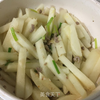 肉末炒凉薯的做法步骤：5