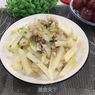 肉末炒凉薯的做法步骤：7