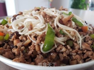 香辣炸酱面的做法步骤：10