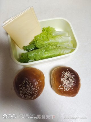 汉堡的做法步骤：13