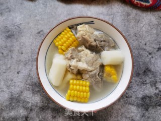 山药玉米排骨汤的做法步骤：15