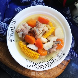 山药玉米排骨汤的做法步骤：11