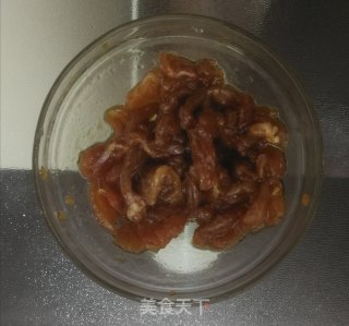 蒜苔炒肉的做法步骤：3