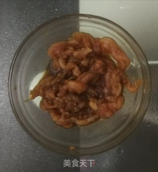 蒜苔炒肉的做法步骤：4