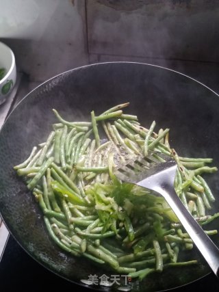 豇豆角青椒丝的做法步骤：13