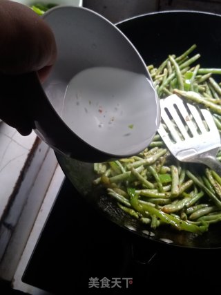 豇豆角青椒丝的做法步骤：15