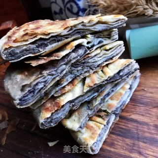黑芝麻酱油酥饼的做法步骤：13