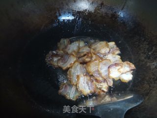 酱汁五花肉炒青椒的做法步骤：5