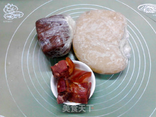 豆沙火腿月饼的做法步骤：1