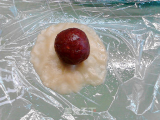 豆沙火腿月饼的做法步骤：11