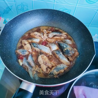 家常陈醋烧鲅鱼的做法步骤：10