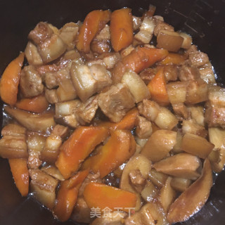 时蔬烧五花肉的做法步骤：8