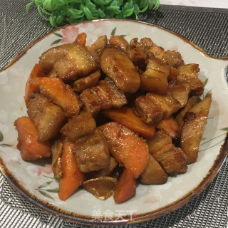 时蔬烧五花肉的做法步骤：9