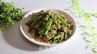 牛肉炒豆角的做法步骤：9