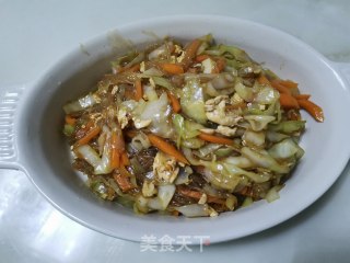 粉丝包菜的做法步骤：6