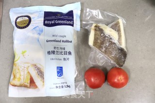 鲜嫩开胃的番茄比目鱼的做法步骤：1