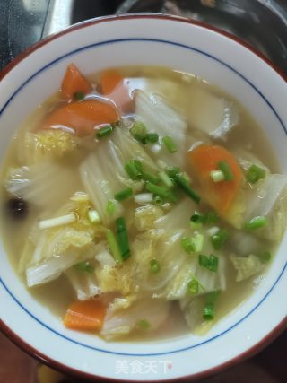 胡萝卜白菜汤的做法步骤：8