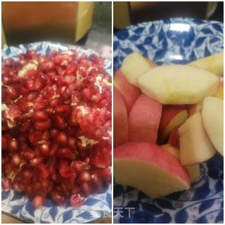 石榴苹果汁的做法步骤：2