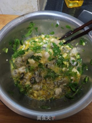 生蚝炒蛋的做法步骤：5