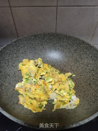 生蚝炒蛋的做法步骤：8