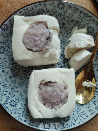 鱼滑酿豆腐的做法步骤：3