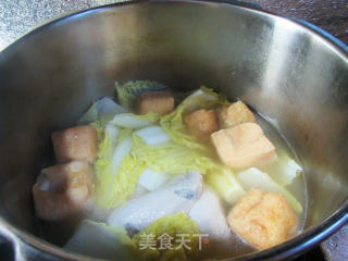 油豆腐娃娃菜鸡汤的做法步骤：11