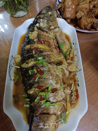 家常烧鲤鱼的做法步骤：8