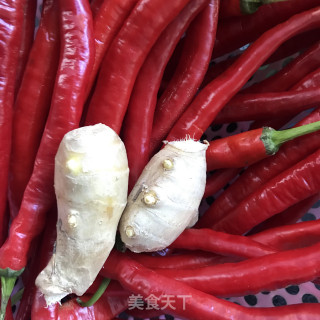 鲜椒豆豉花生酱的做法步骤：2
