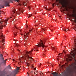 鲜椒豆豉花生酱的做法步骤：6