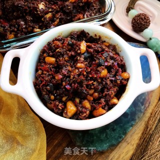 鲜椒豆豉花生酱的做法步骤：15