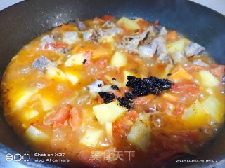 土豆炖鸡肉的做法步骤：5