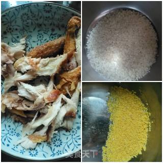 烤鸡咸粥的做法步骤：1