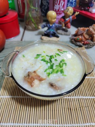 烤鸡咸粥的做法步骤：7