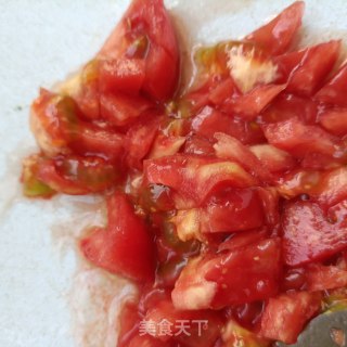 “面条”番茄煎蛋焖面的做法步骤：3