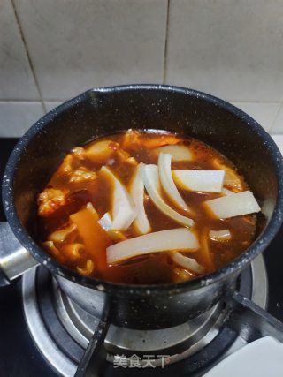 辣豆瓣酱烧护心肉的做法步骤：6