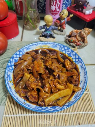 辣豆瓣酱烧护心肉的做法步骤：10