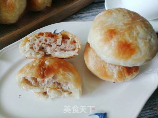 中秋节酥脆掉渣，不揉面起酥皮的苏式鲜肉月饼的做法步骤：8