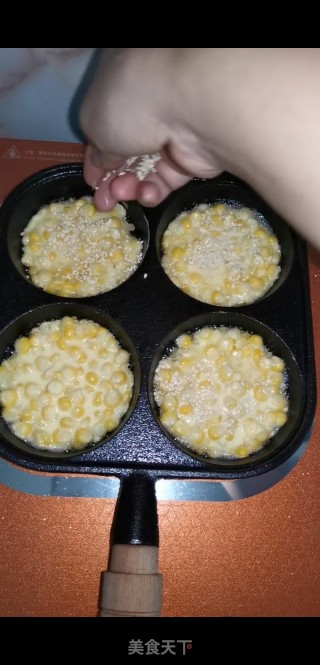 鸡蛋玉米饼的做法步骤：5