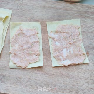 豆皮肉卷的做法步骤：3