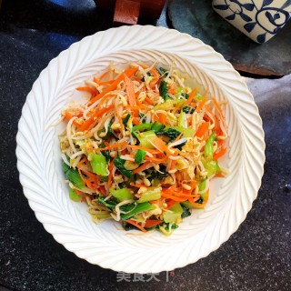 油泼小豆芽的做法步骤：11