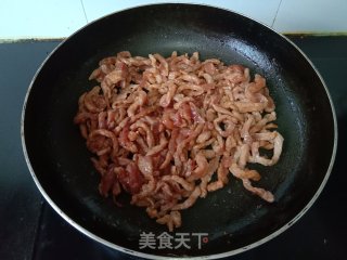 青椒肉丝手抓饼的做法步骤：9