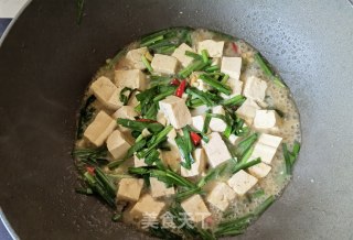 韭菜炒豆腐的做法步骤：11