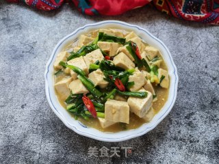 韭菜炒豆腐的做法步骤：14