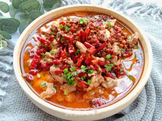 水煮肉片的做法步骤：16