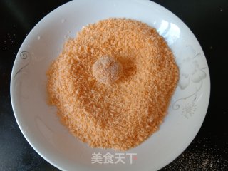 脆皮鸡胸肉丸的做法步骤：6