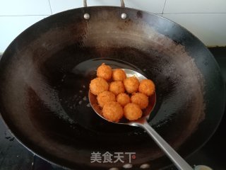 脆皮鸡胸肉丸的做法步骤：8